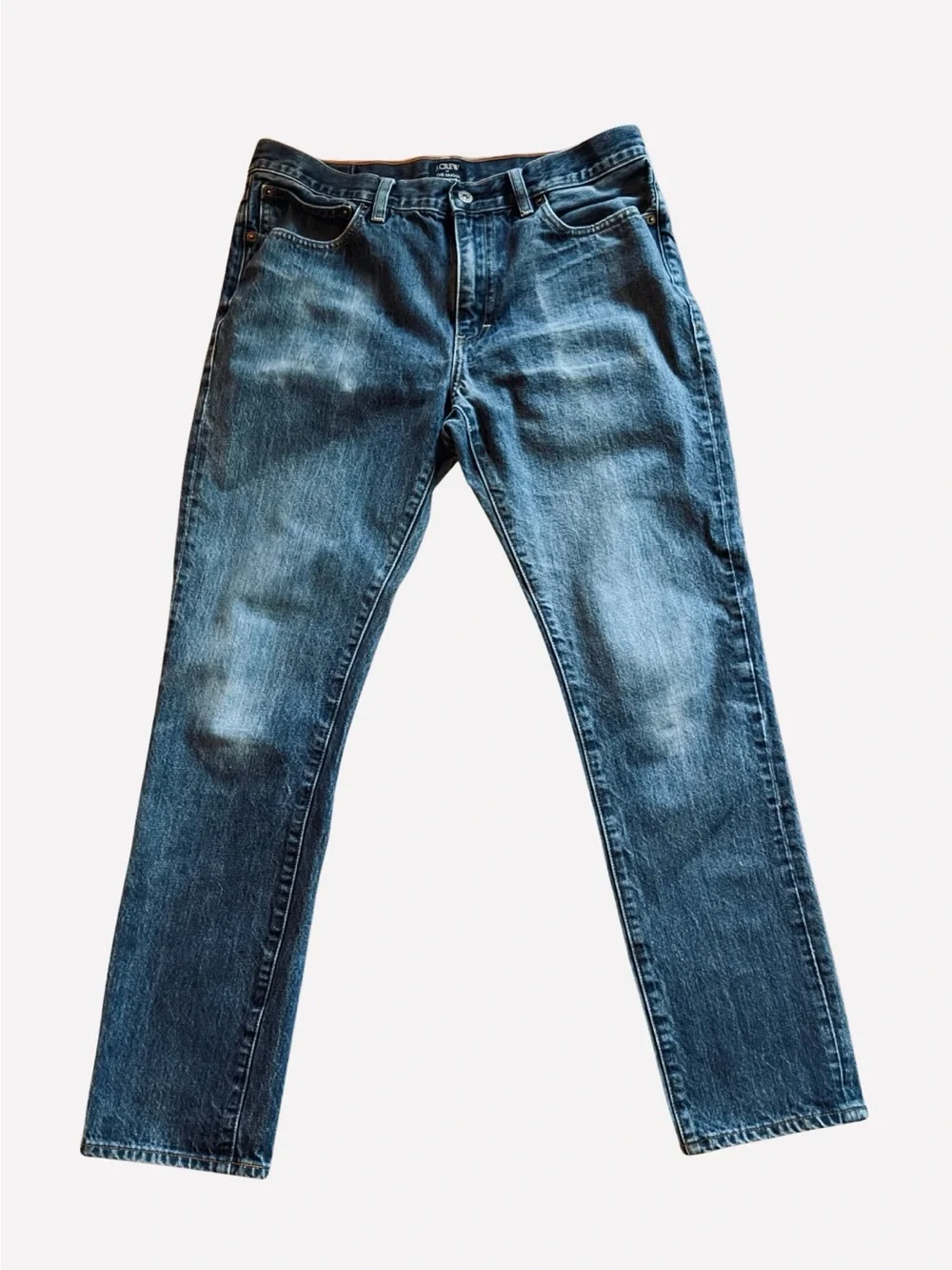 Men’s Jcrew ‘The Driggs’ Slim Medium Wash Jeans 32 x 32 EUC